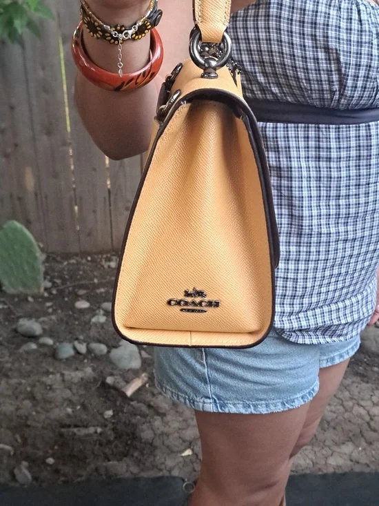 Coach Tilly Top Handle Satchel. - Picture 7 of 14